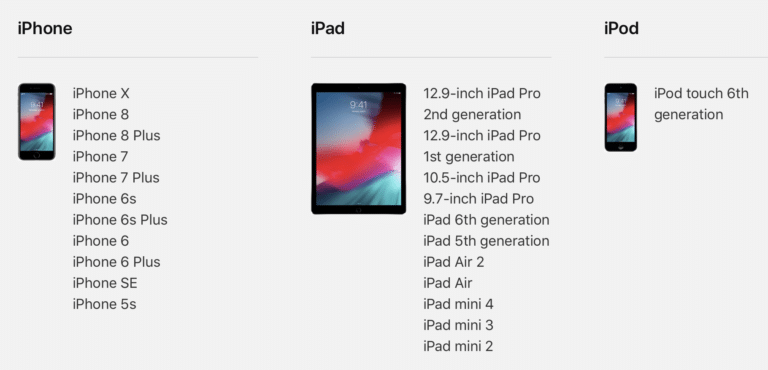 iOS 12 Compatibility 